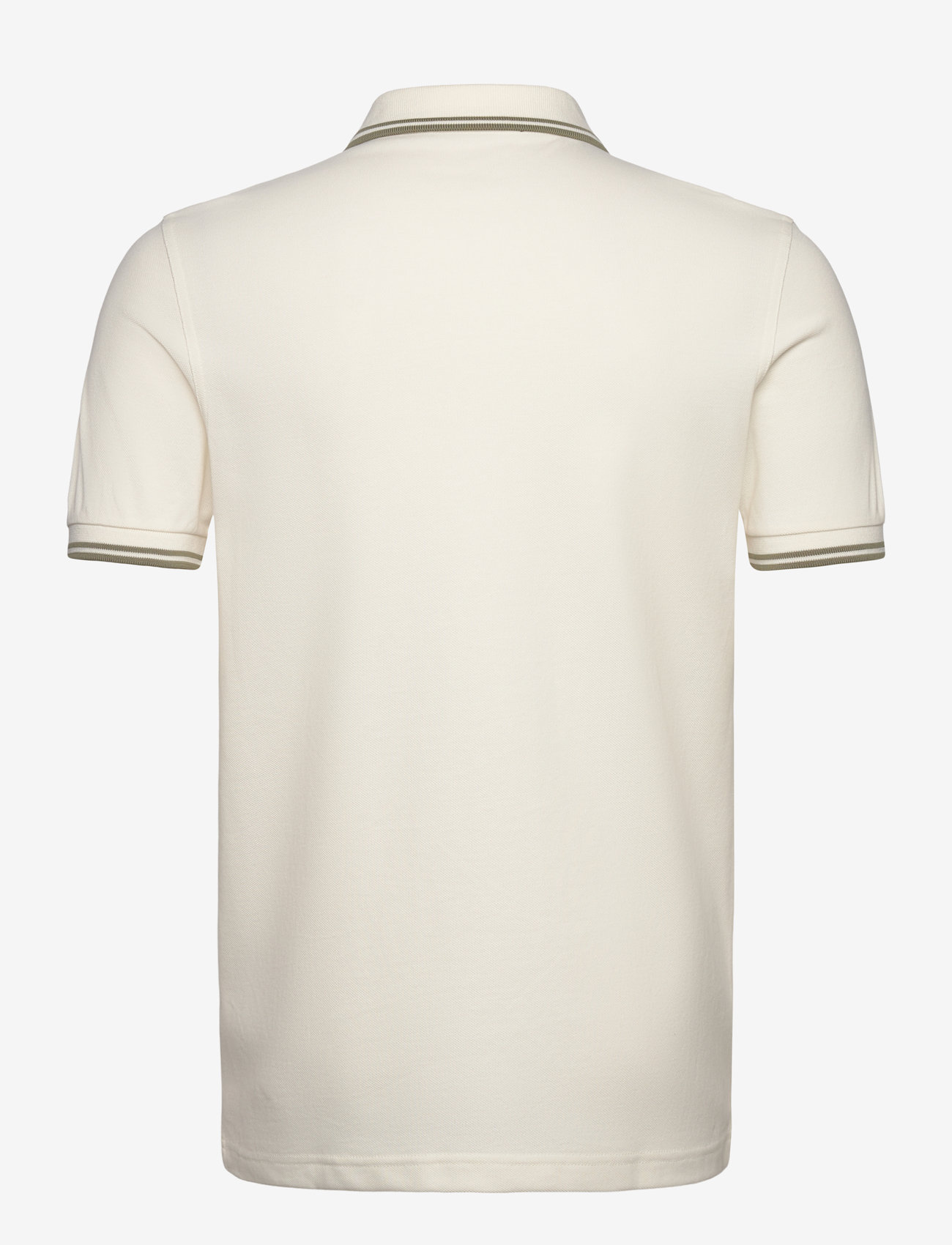 Fred Perry - TWIN TIPPED FP SHIRT - kurzärmelig - lghecru/olivmint - 1