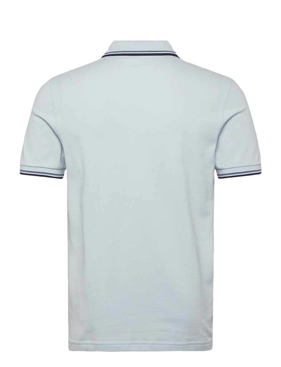 Fred Perry - TWIN TIPPED FP SHIRT - korte mouwen - lgtic/acebl/navy - 2