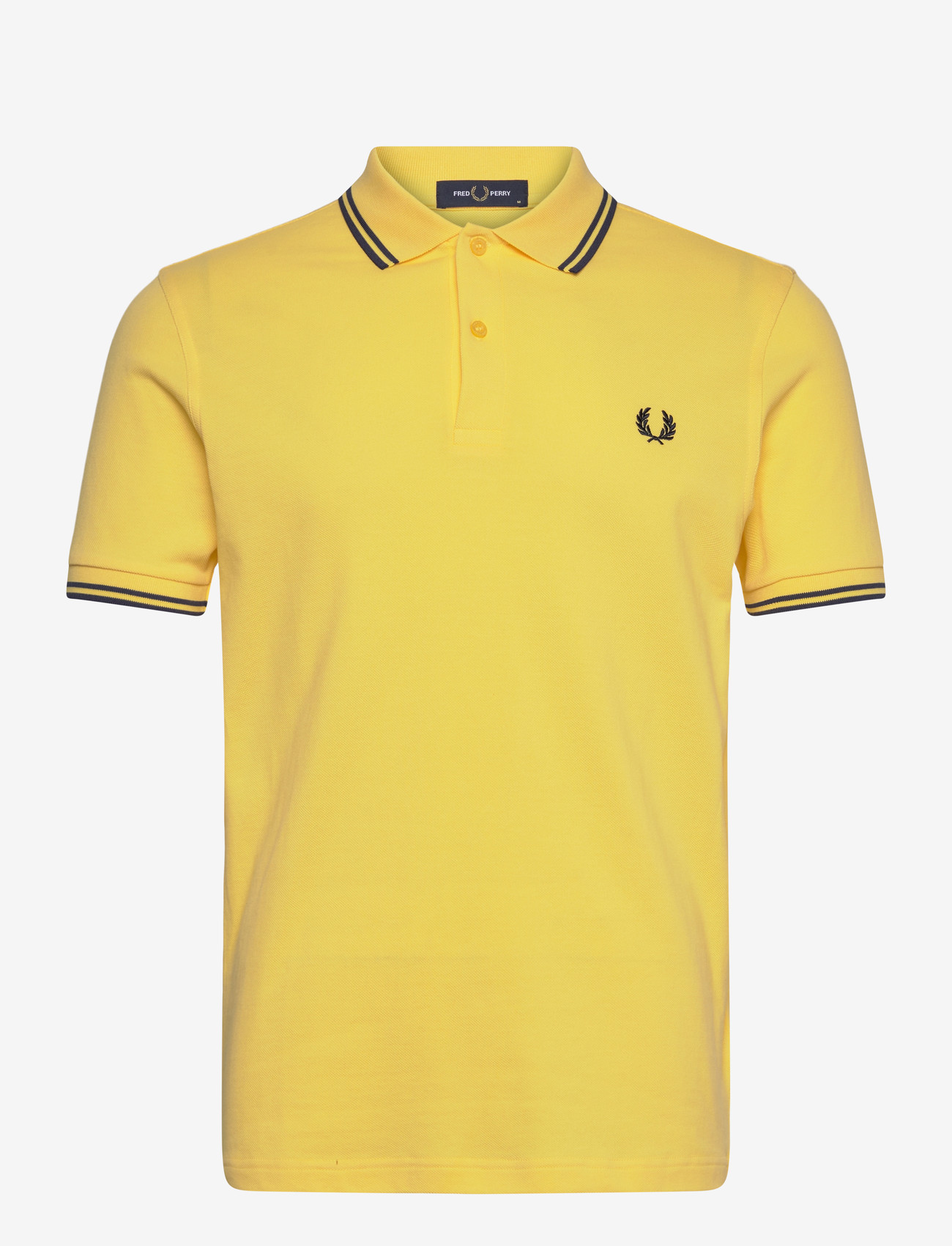 Fred Perry - TWIN TIPPED FP SHIRT - kortærmede poloer - lmnbrly/tnsblue - 1