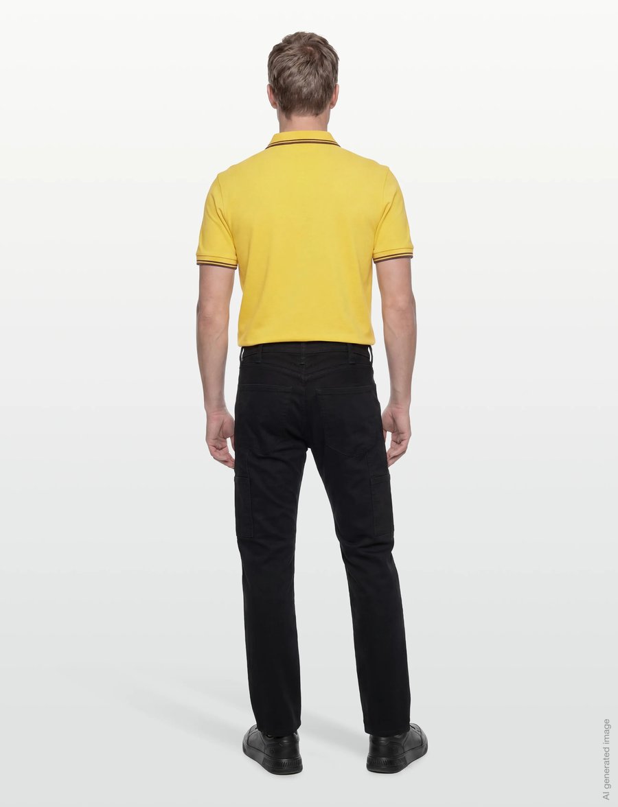 Fred Perry - TWIN TIPPED FP SHIRT - korte mouwen - lmnbrly/tnsblue - 4