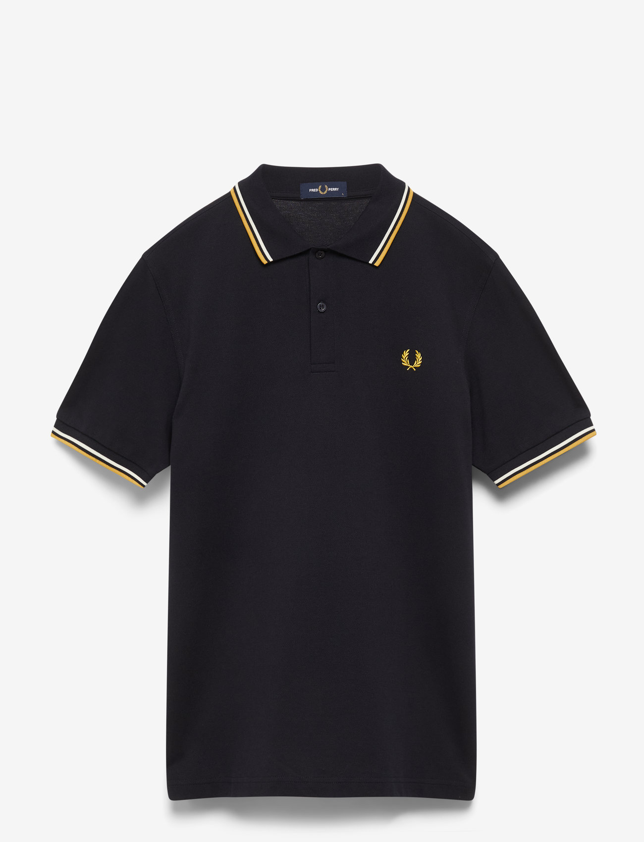 Fred Perry - TWIN TIPPED FP SHIRT - gifts below 100€ - navy/ecru/honeycomb - 0