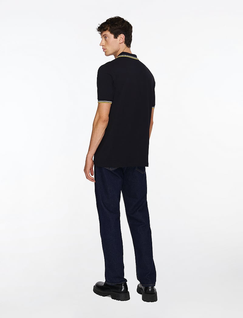 Fred Perry - TWIN TIPPED FP SHIRT - kortärmade pikéer - navy/ecru/honeycomb - 4