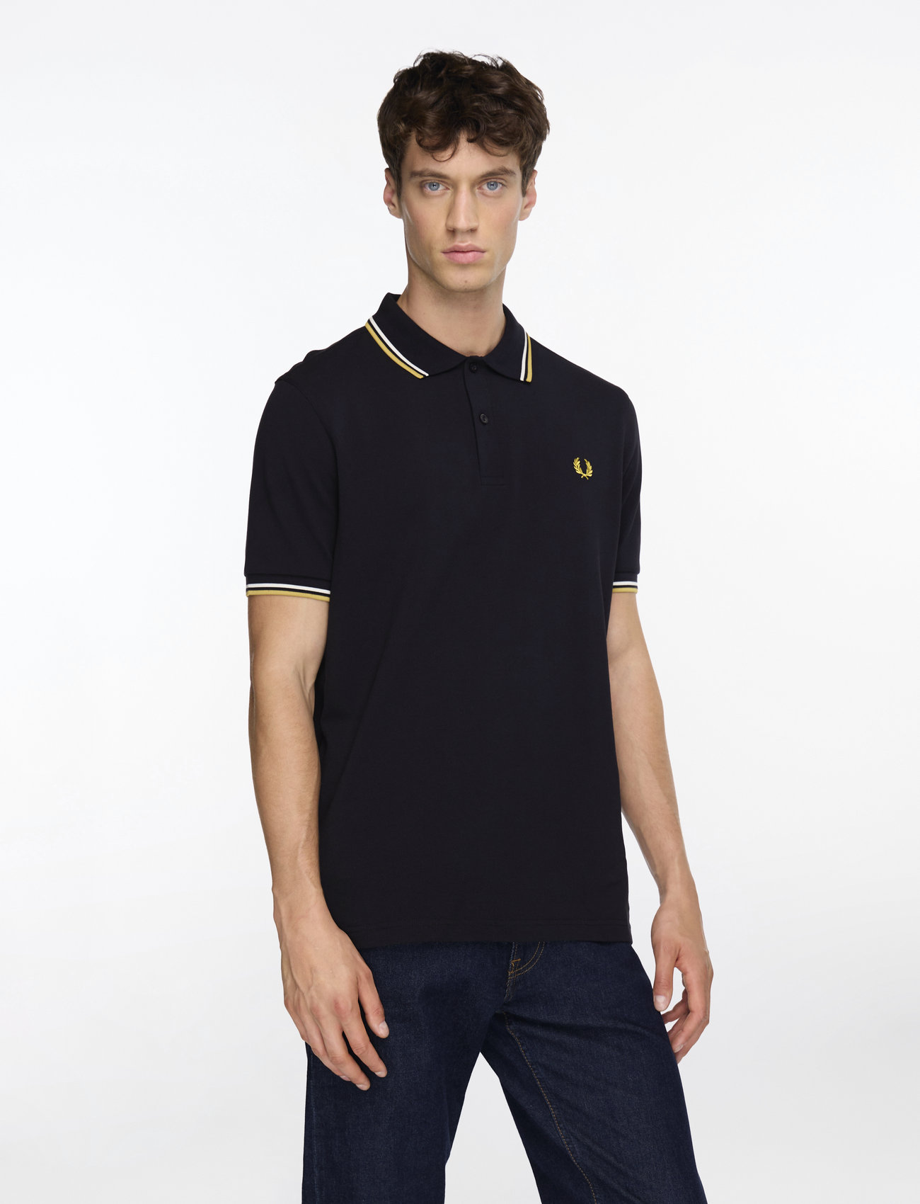 Fred Perry - TWIN TIPPED FP SHIRT - gifts below 100€ - navy/ecru/honeycomb - 4