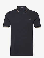 Fred Perry - TWIN TIPPED FP SHIRT - kortermede - navy/snowh/shsto - 0