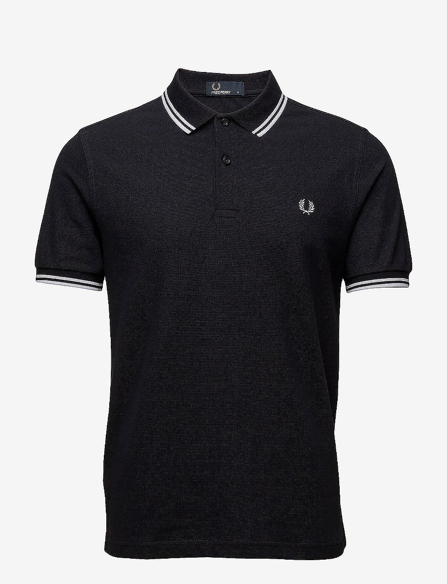 Fred Perry - TWIN TIPPED FP SHIRT - kurzärmelig - navy/white - 0