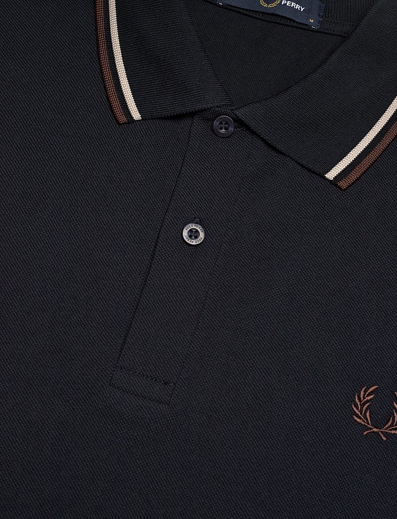 Fred Perry - THE TWIN TIPPED FP SHIRT - lühikeste varrukatega polod - navy/woat/bntob - 2