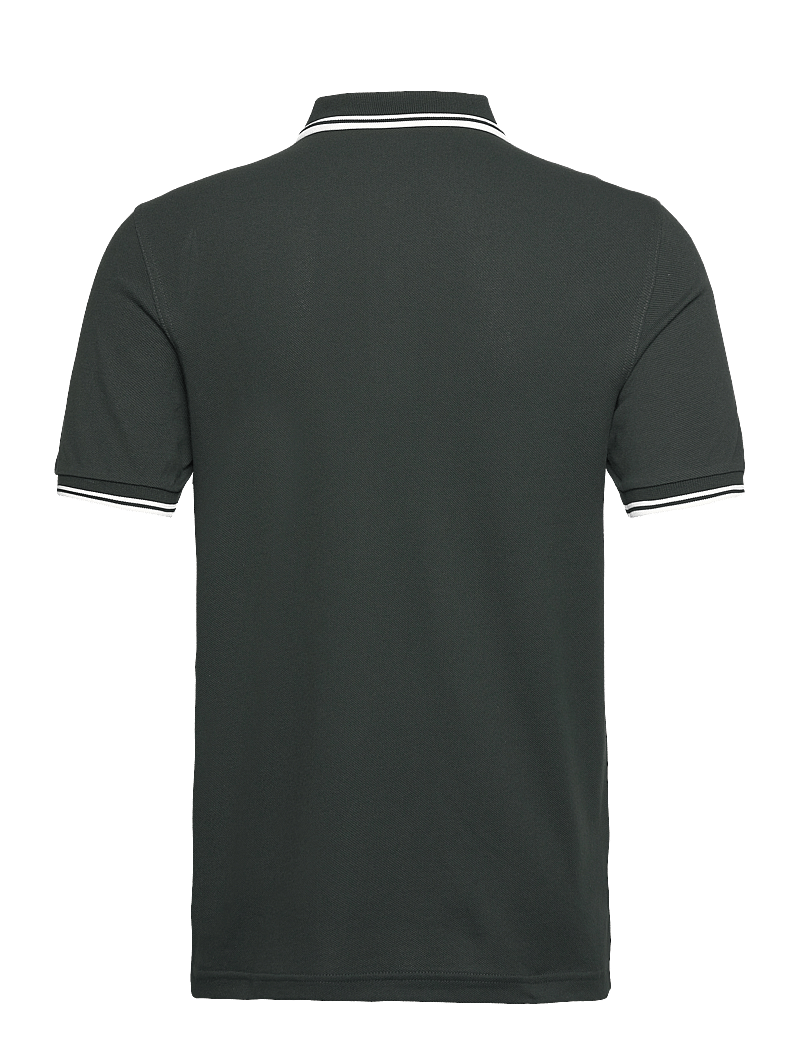 Fred Perry - TWIN TIPPED FP SHIRT - kortærmede poloer - nightgreen/snwht - 1