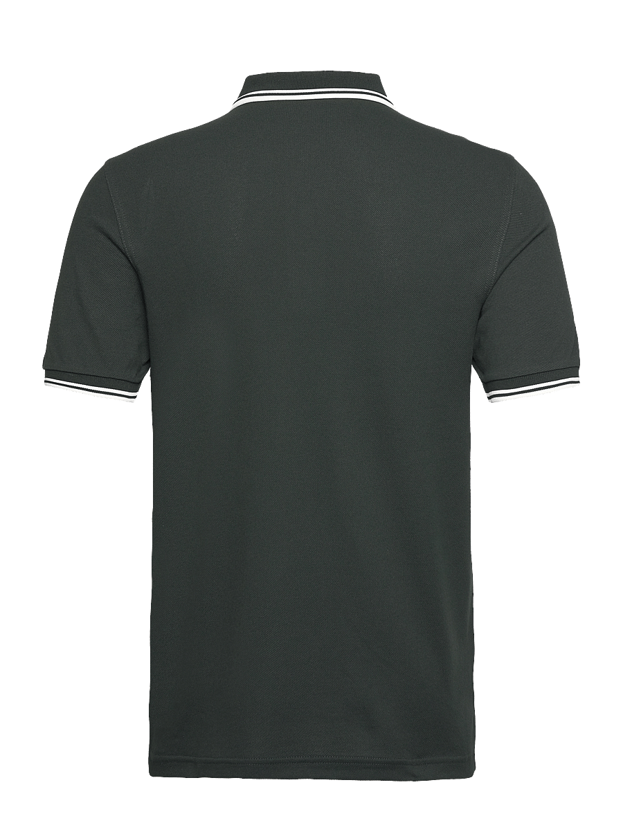 Fred Perry - TWIN TIPPED FP SHIRT - lühikeste varrukatega polod - nightgreen/snwht - 1