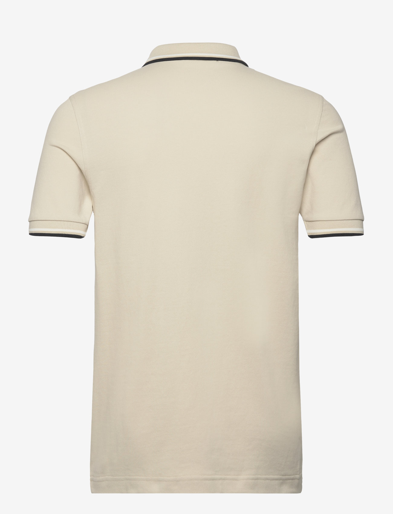 Fred Perry - TWIN TIPPED FP SHIRT - kortærmede poloer - oatmeal/ecru/blk - 1