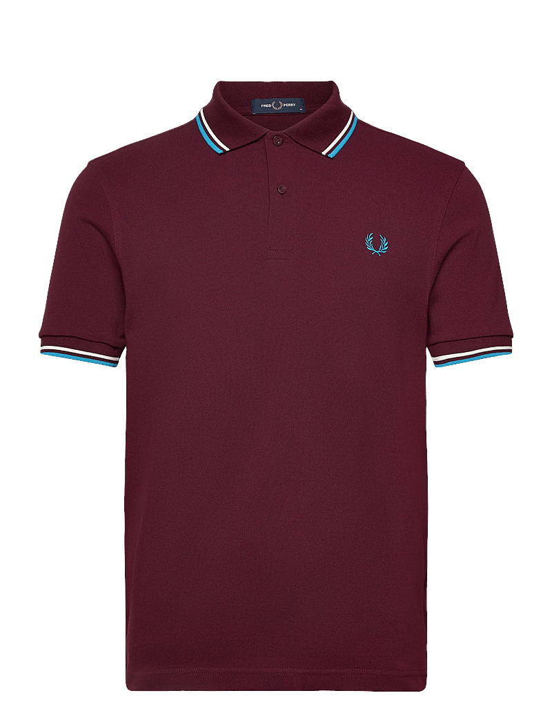 Fred Perry - TWIN TIPPED FP SHIRT - short-sleeved polos - oxbld/ecr/crtblu - 0