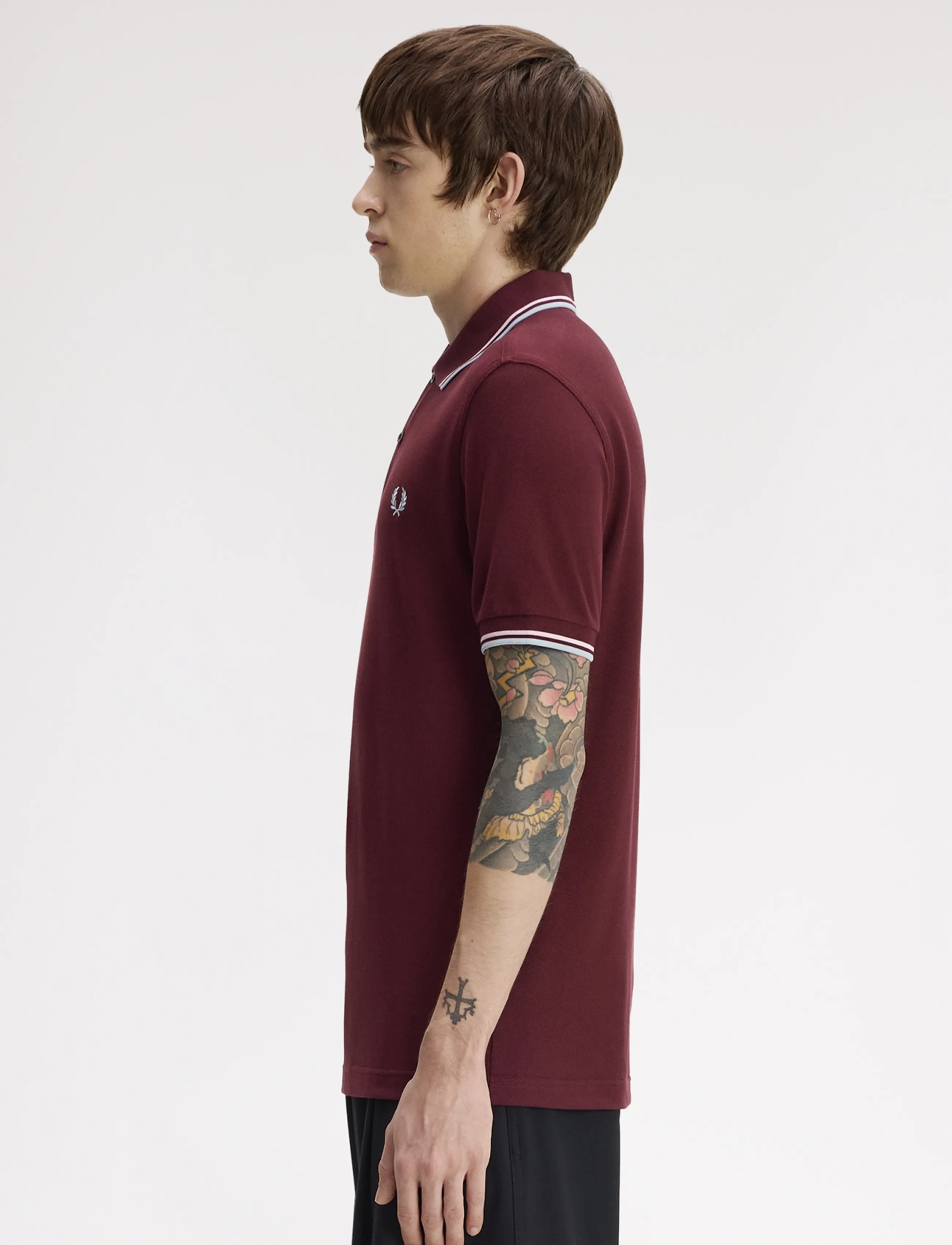 Fred Perry - TWIN TIPPED FP SHIRT - kurzärmelig - oxbld/icdpk/dskb - 3