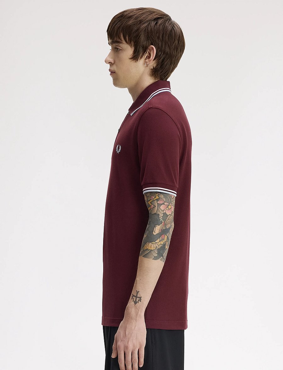 Fred Perry - TWIN TIPPED FP SHIRT - kurzärmelig - oxbld/icdpk/dskb - 3