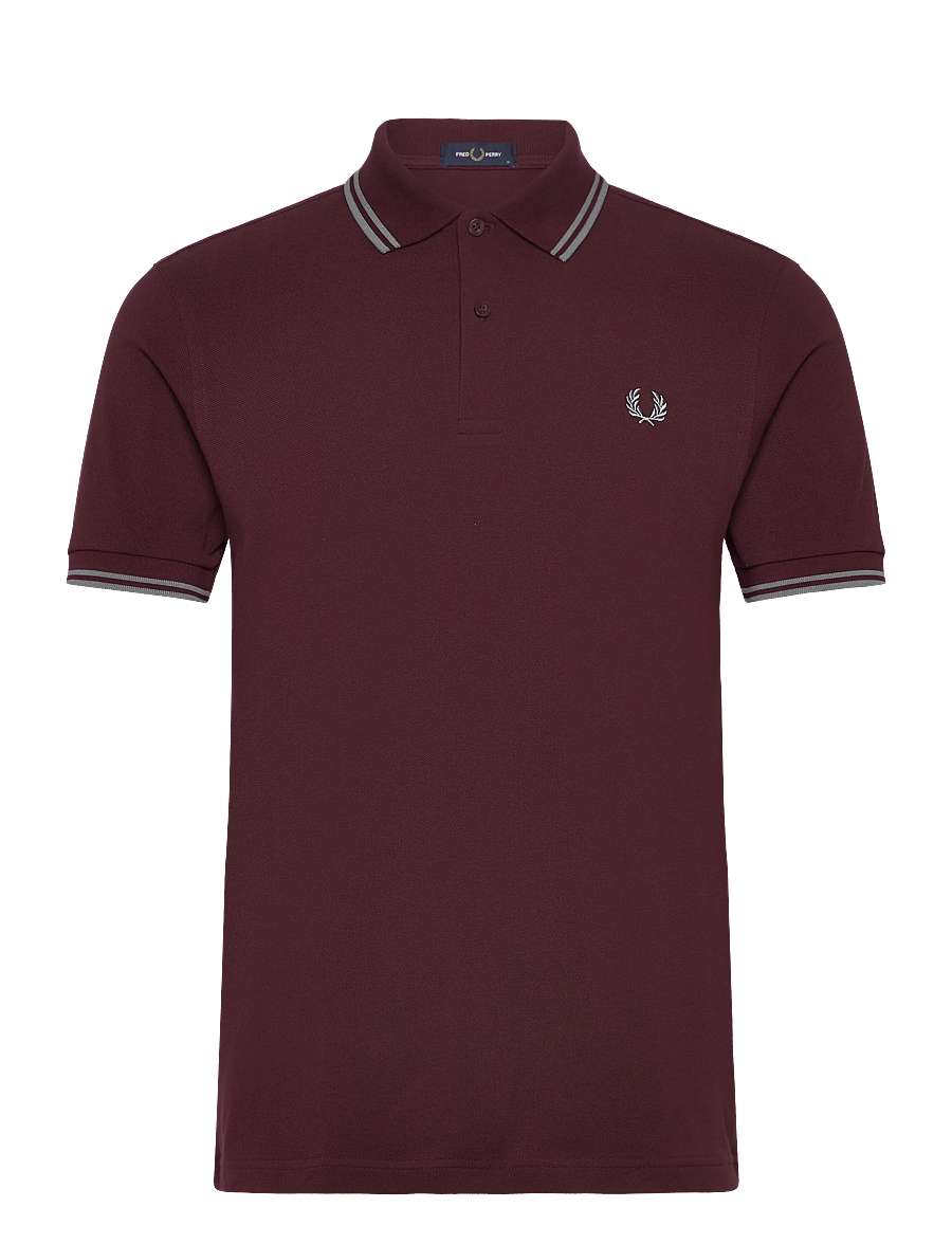 Fred Perry - TWIN TIPPED FP SHIRT - korte mouwen - oxbld/stprtbl - 1