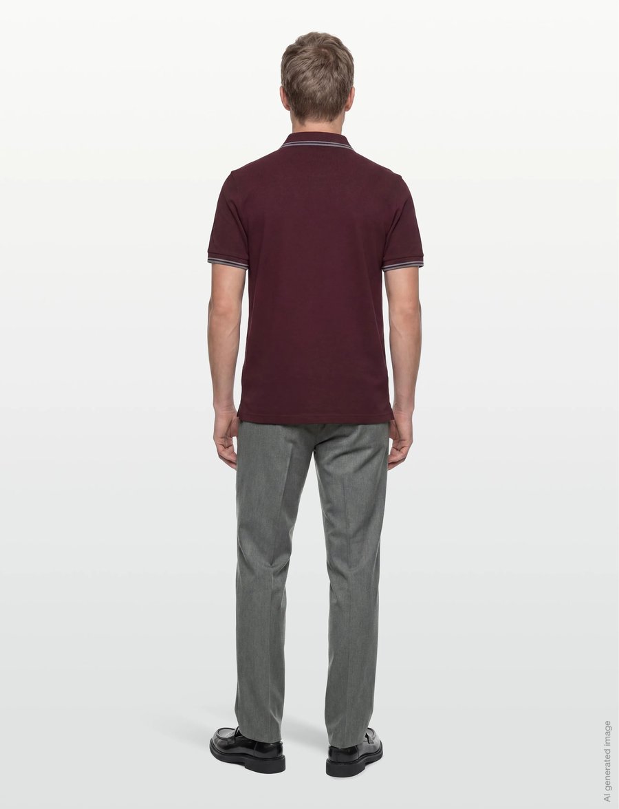Fred Perry - TWIN TIPPED FP SHIRT - korte mouwen - oxbld/stprtbl - 4