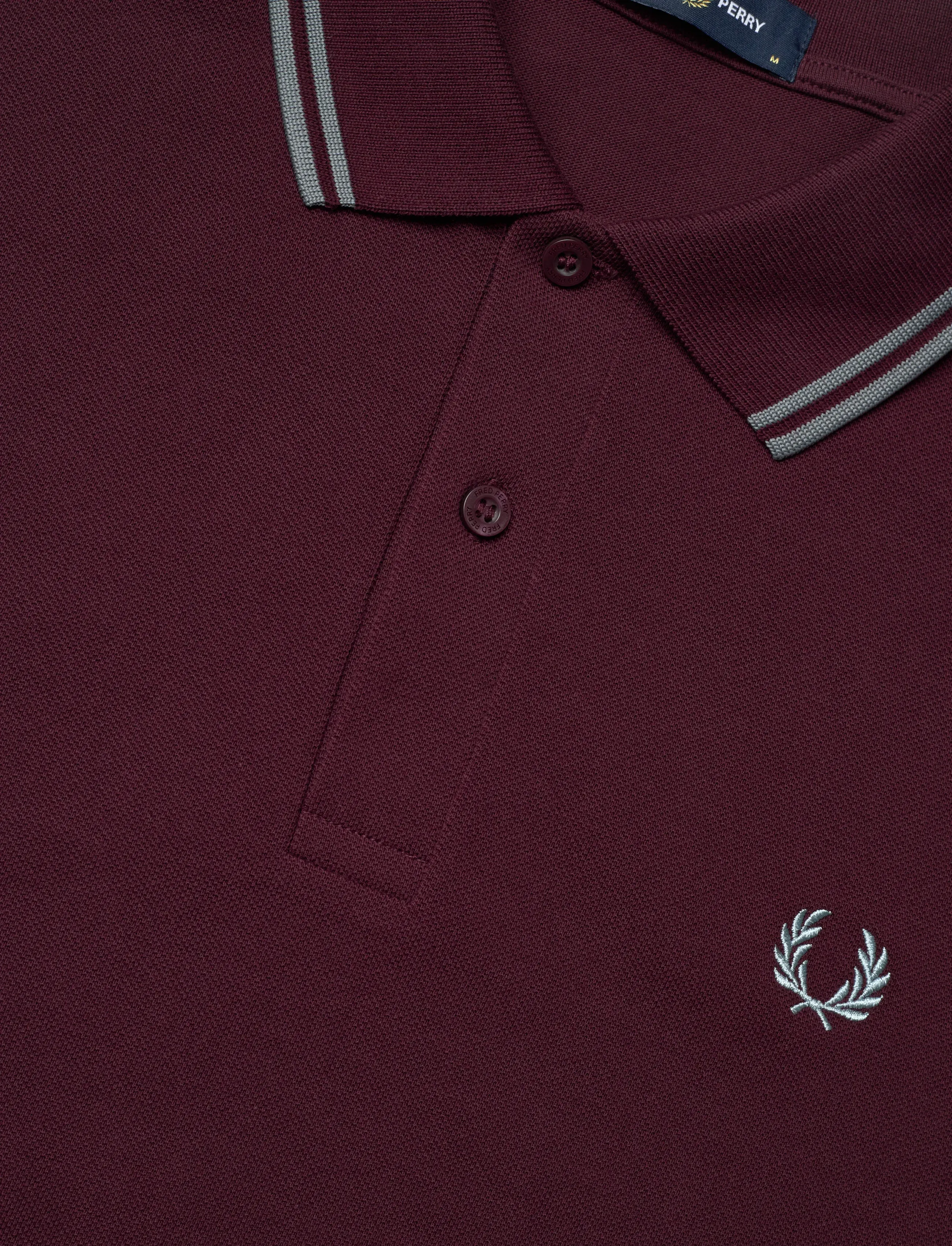 Fred Perry - TWIN TIPPED FP SHIRT - short-sleeved polos - oxbld/stprtbl - 5
