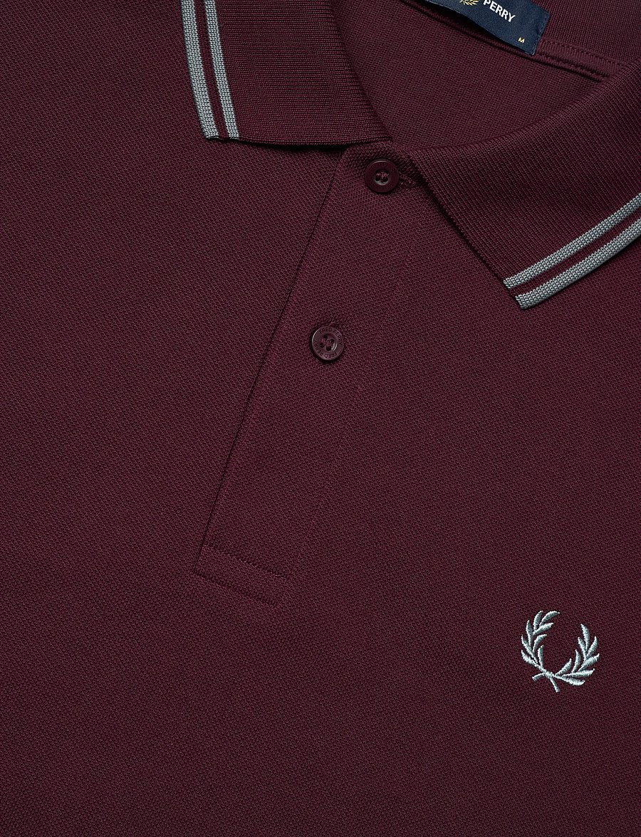 Fred Perry - TWIN TIPPED FP SHIRT - korte mouwen - oxbld/stprtbl - 5