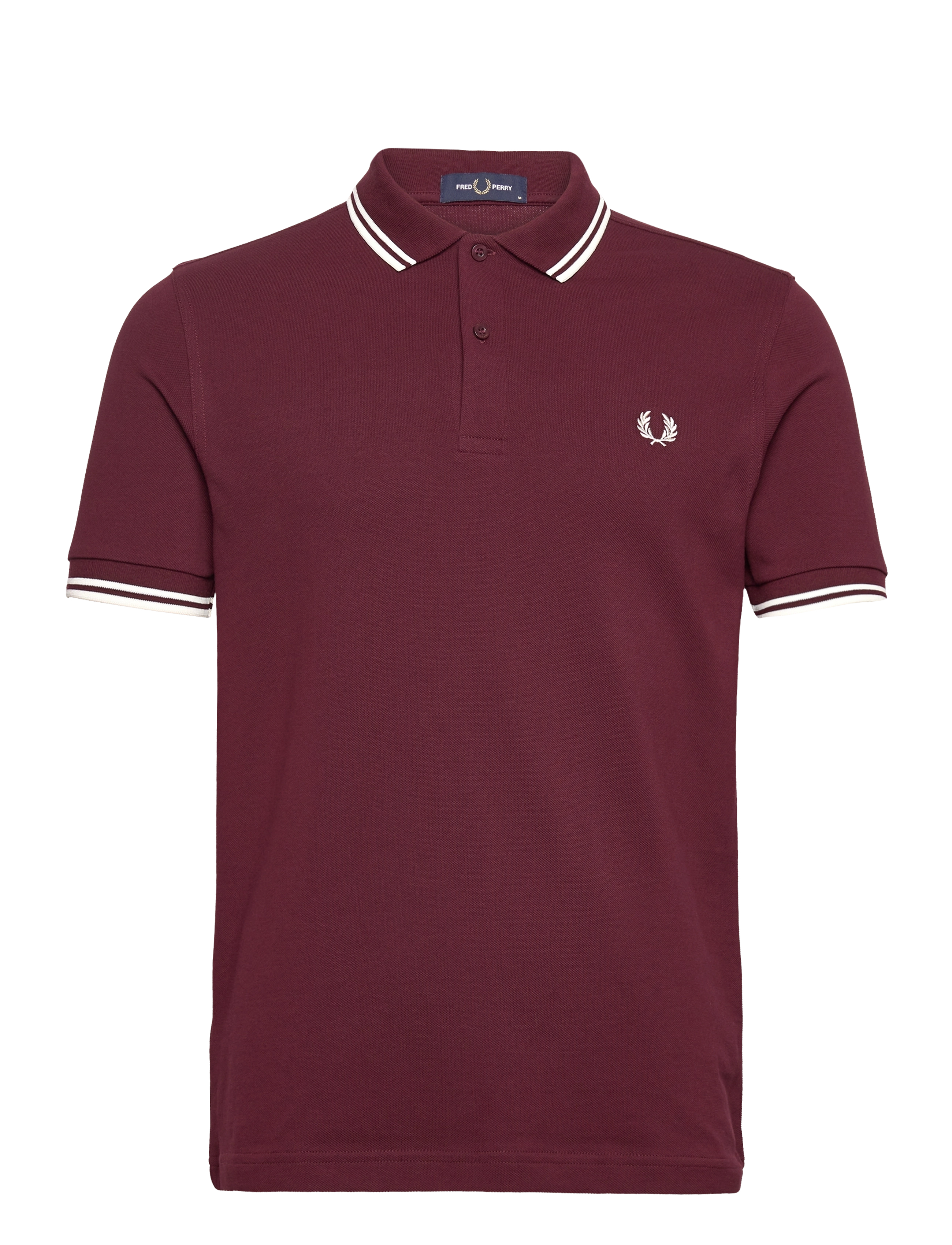 Fred Perry TWIN TIPPED FP SHIRT - Koszulki Polo - OXBLOOD / burgundy
