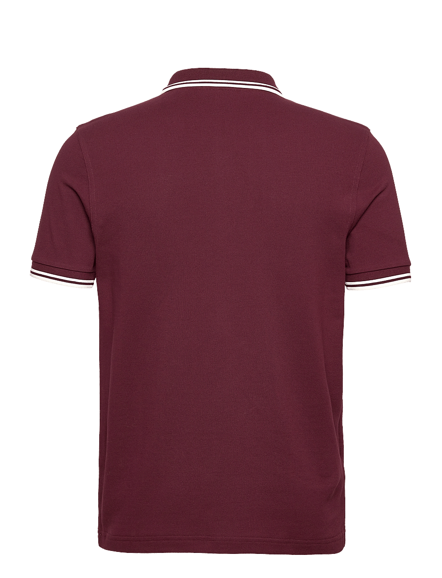 Fred Perry - TWIN TIPPED FP SHIRT - korte mouwen - oxblood - 2