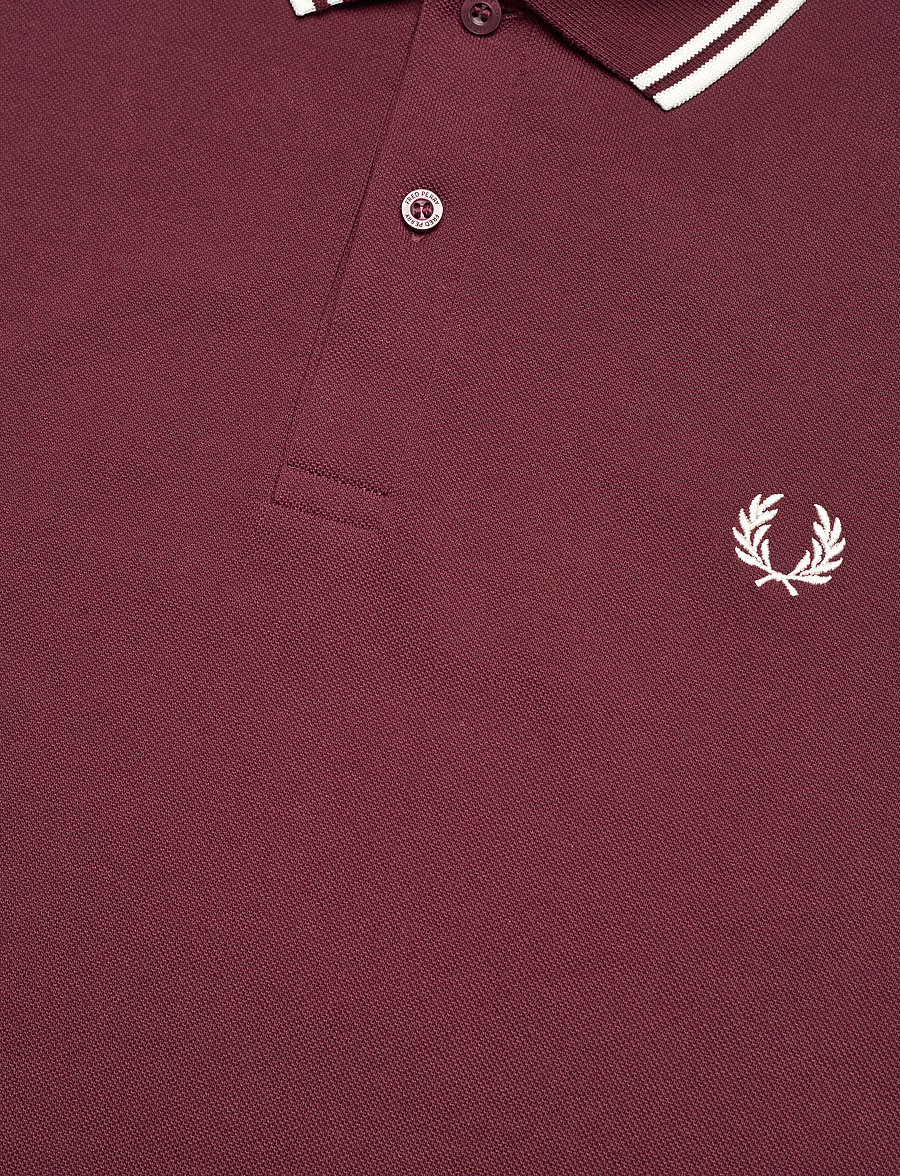 Fred Perry - TWIN TIPPED FP SHIRT - korte mouwen - oxblood - 4