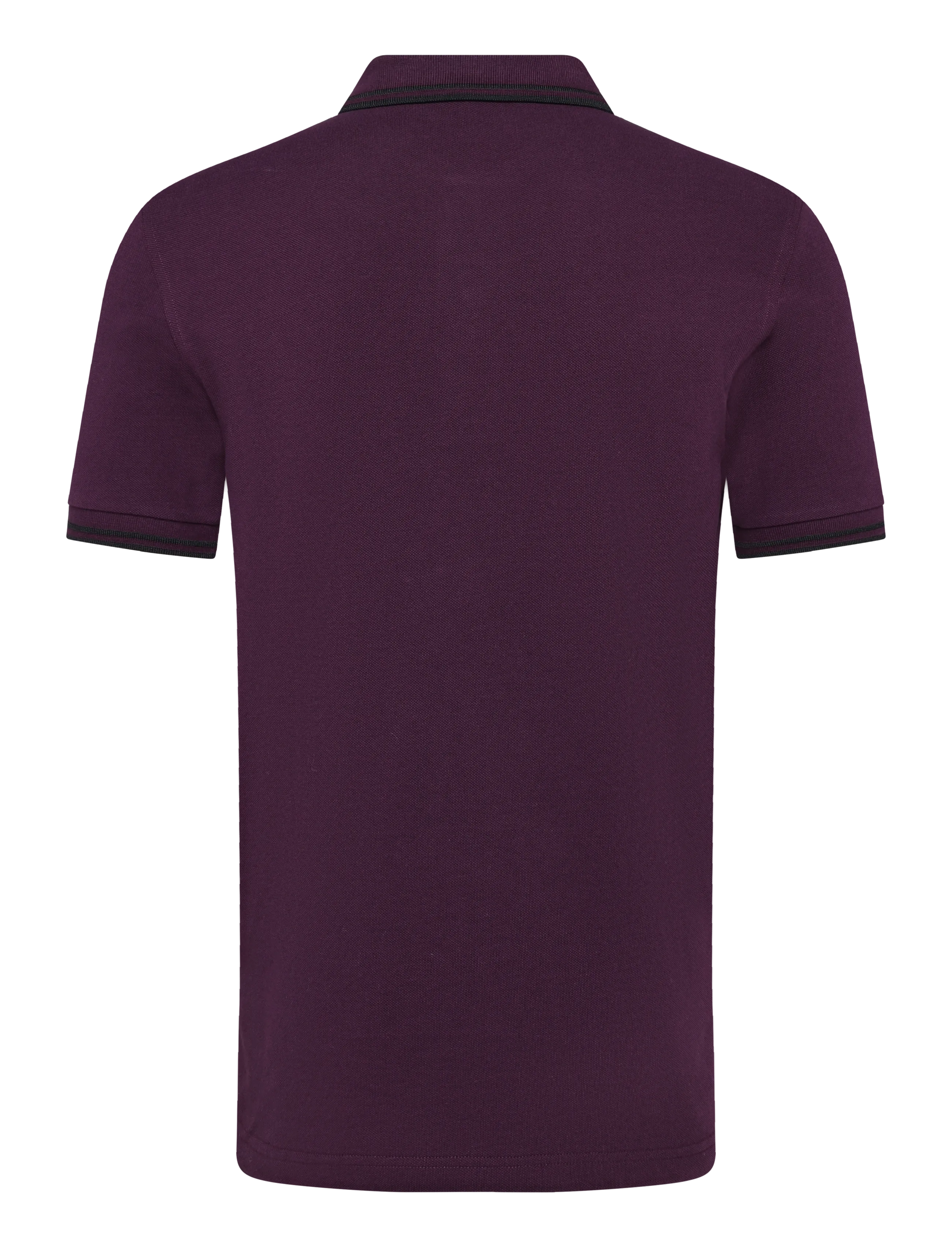 Fred Perry - TWIN TIPPED FP SHIRT - short-sleeved polos - plum/black - 2