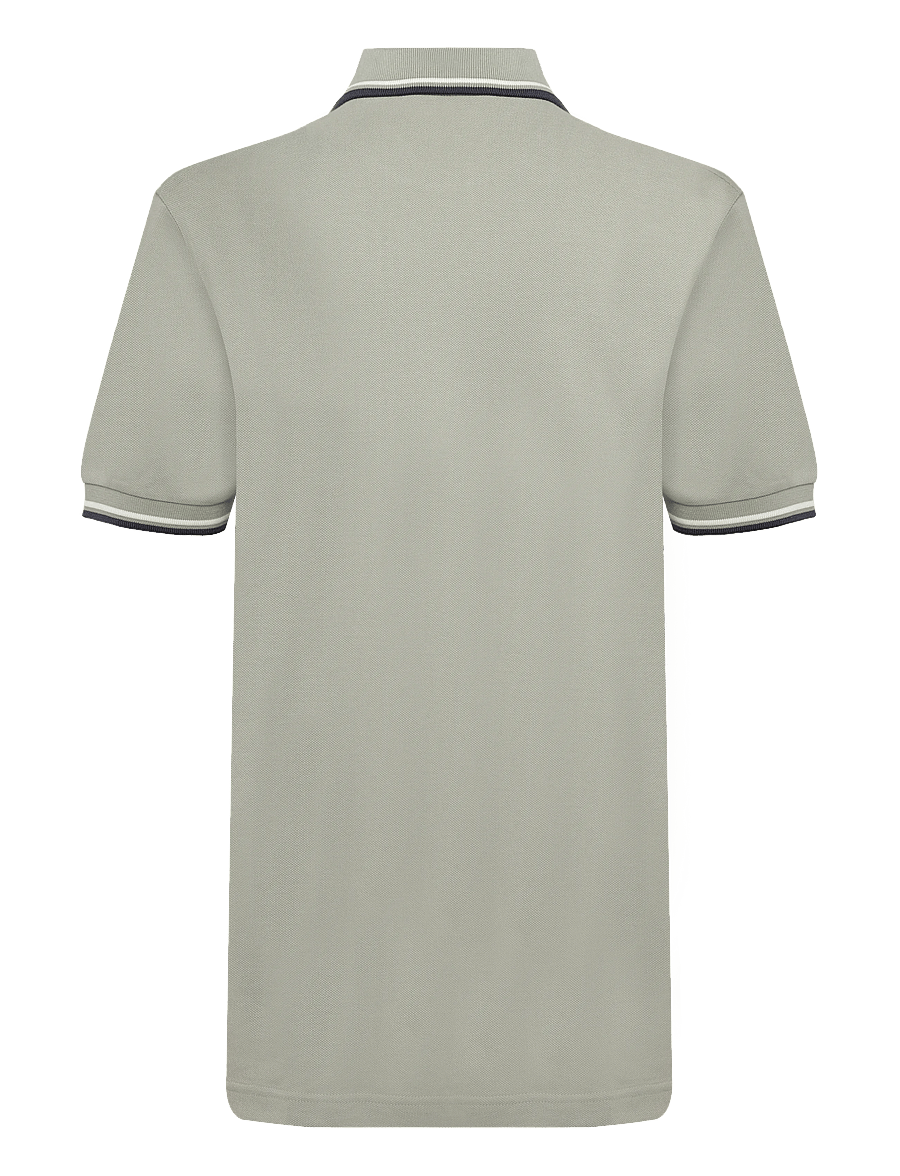 Fred Perry - TWIN TIPPED FP SHIRT - krótki rękaw - seagrs/ecr/dkair - 1