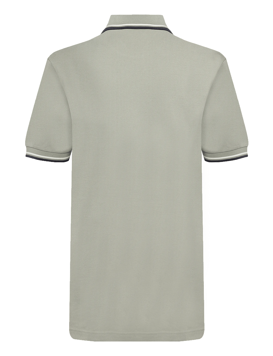 Fred Perry - TWIN TIPPED FP SHIRT - krótki rękaw - seagrs/ecr/dkair - 2