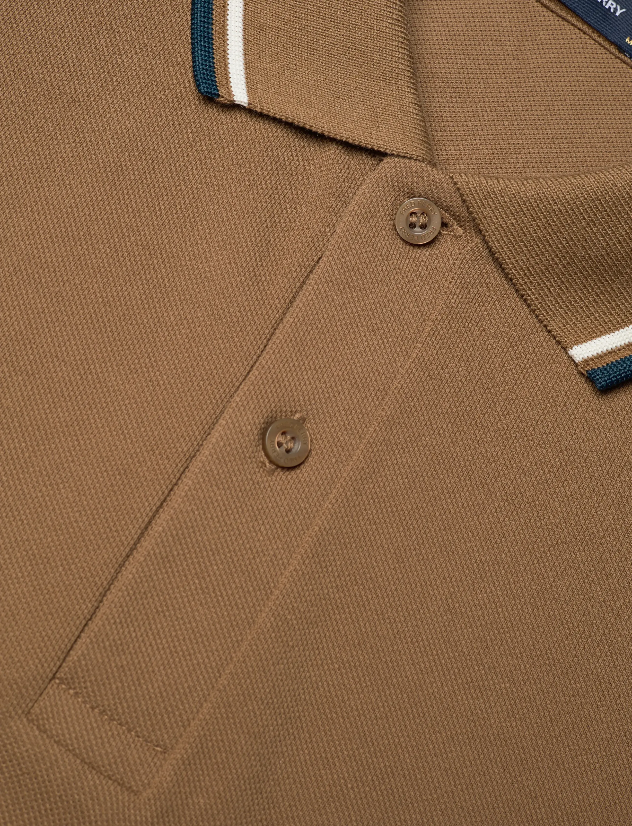 Fred Perry - TWIN TIPPED FP SHIRT - kortermede - shdstn/ecr/dkpet - 2