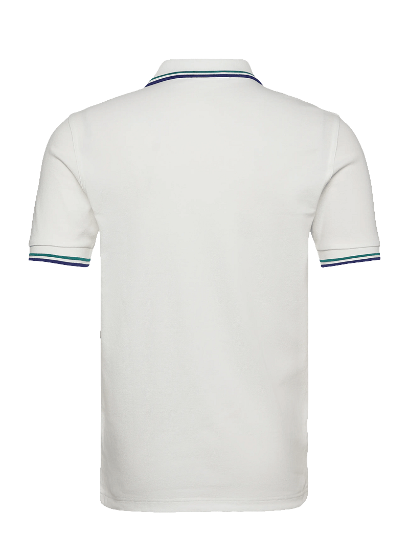 Fred Perry - THE TWIN TIPPED FP SHIRT - krótki rękaw - snwh/depmn/sohec - 1
