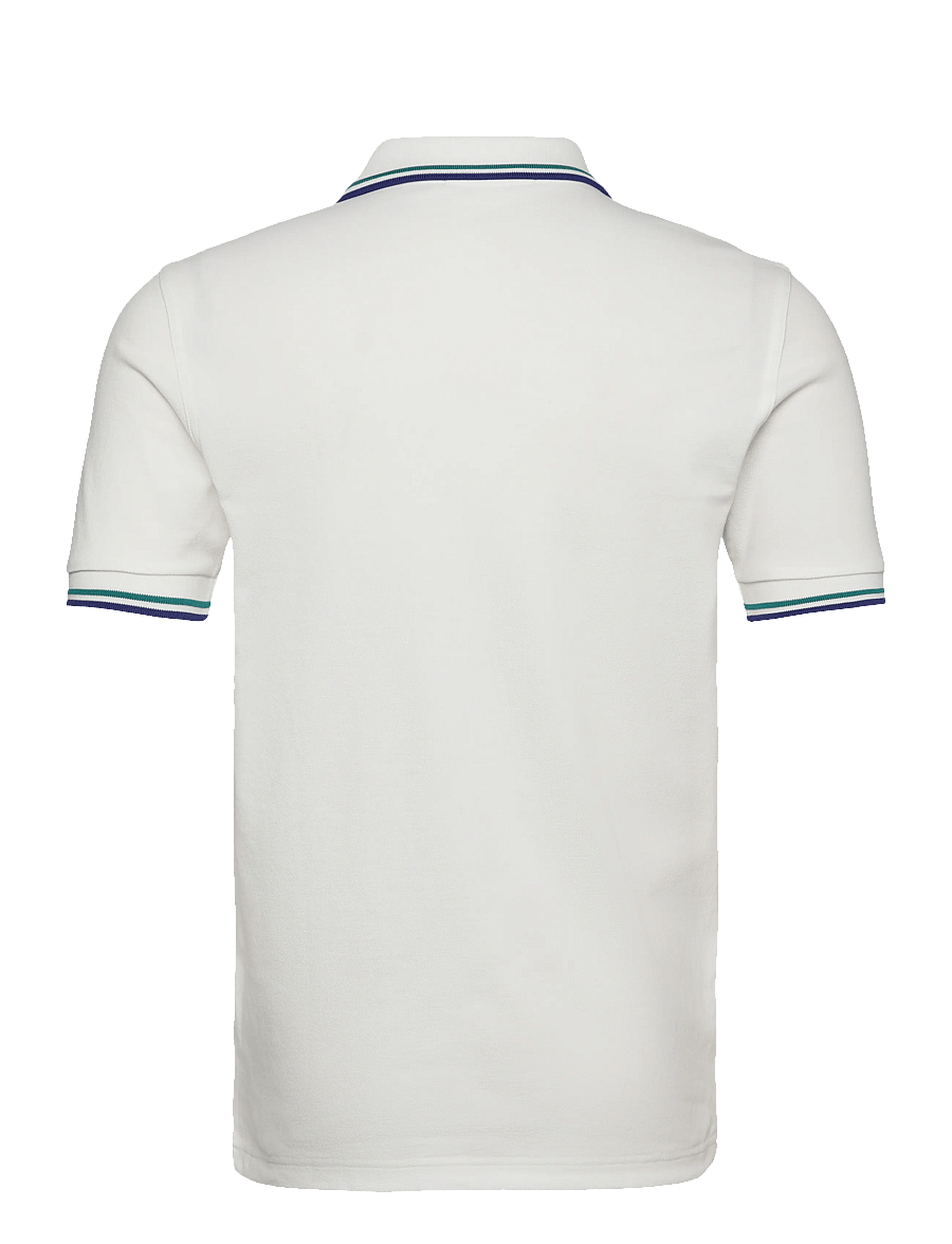 Fred Perry - TWIN TIPPED FP SHIRT - korte mouwen - snwh/depmn/sohec - 2