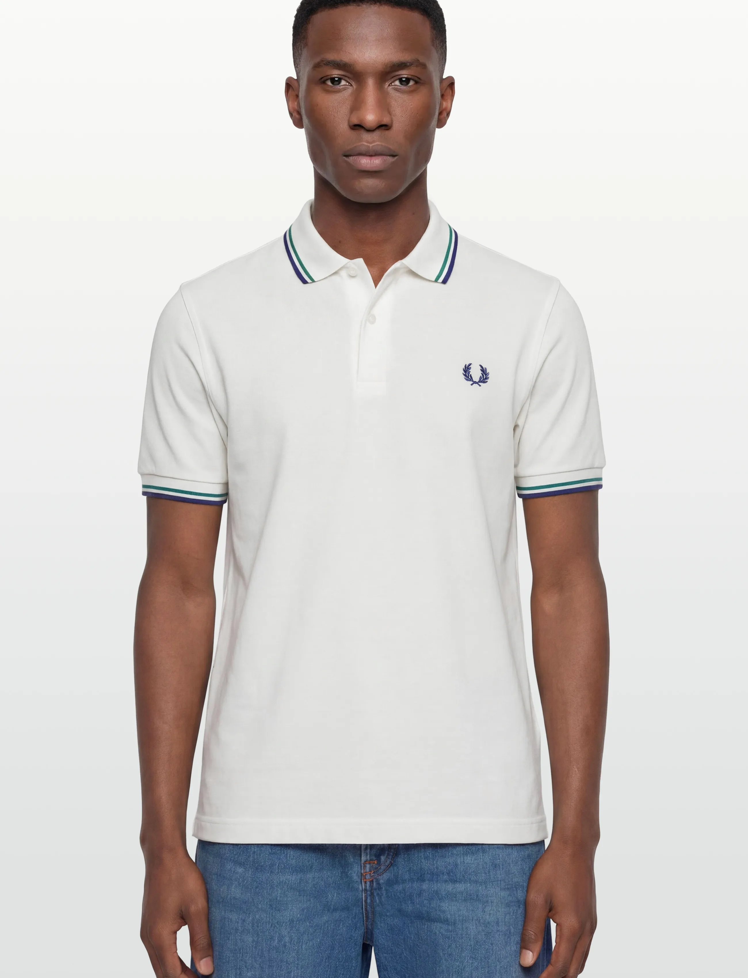 Fred Perry - TWIN TIPPED FP SHIRT - short-sleeved polos - snwh/depmn/sohec - 3