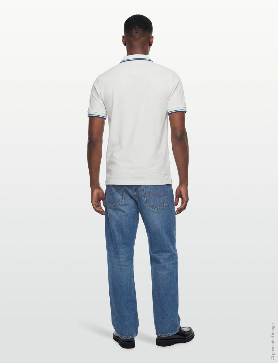 Fred Perry - TWIN TIPPED FP SHIRT - korte mouwen - snwh/depmn/sohec - 4