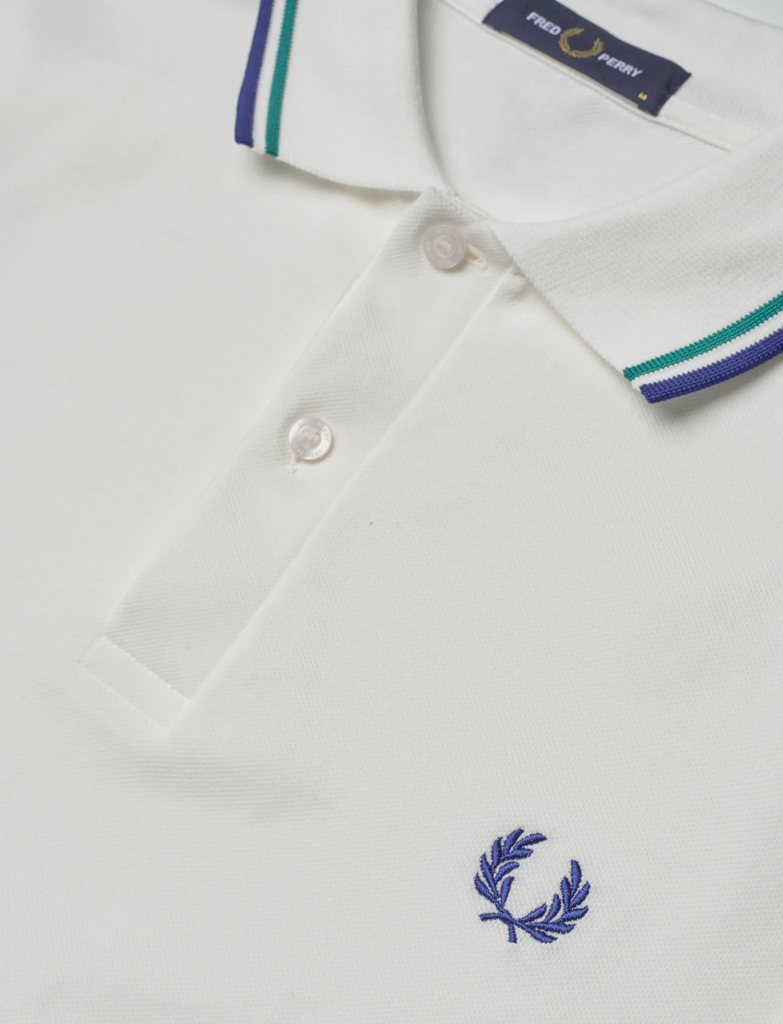 Fred Perry - TWIN TIPPED FP SHIRT - short-sleeved polos - snwh/depmn/sohec - 5