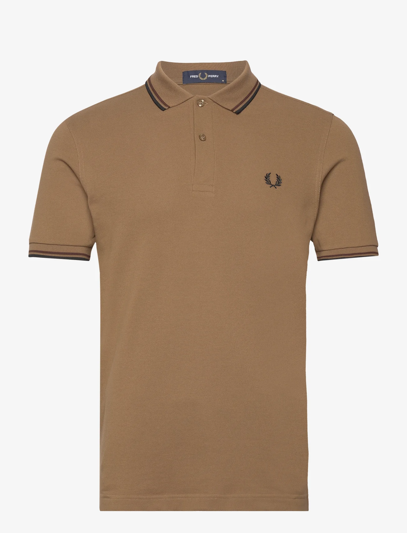 Fred Perry - TWIN TIPPED FP SHIRT - short-sleeved polos - sstn/btobbac/blk - 0