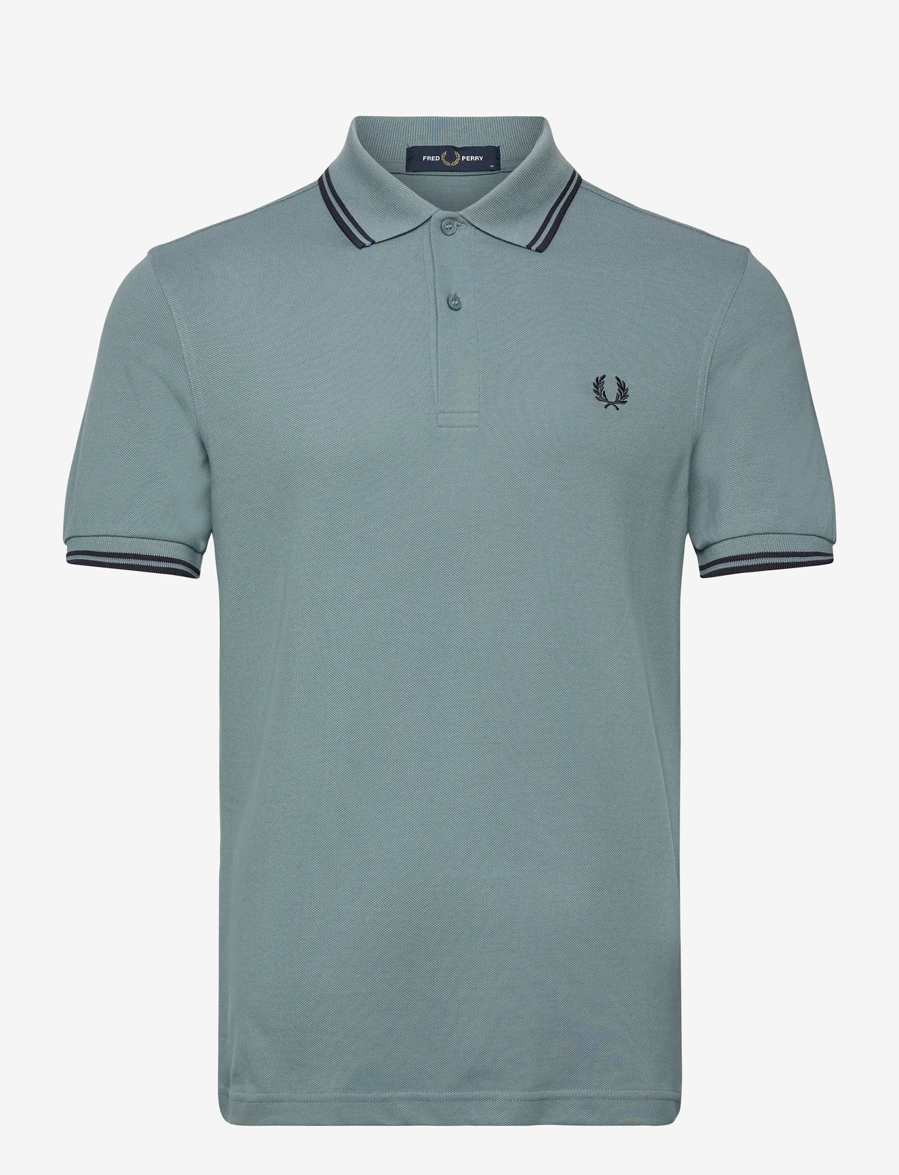 Fred Perry - TWIN TIPPED FP SHIRT - kortærmede poloer - stockportblu/nvy - 0