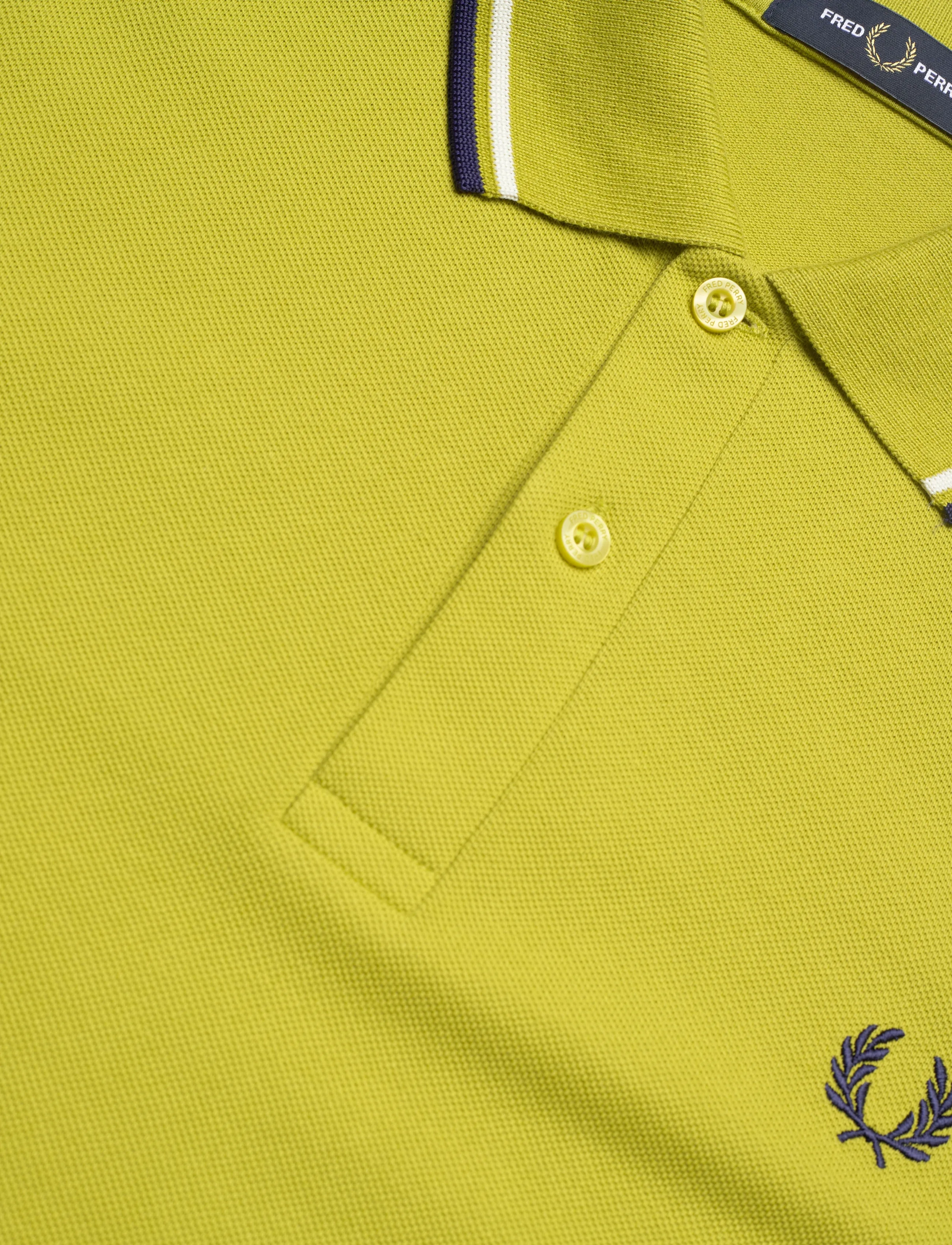 Fred Perry - TWIN TIPPED FP SHIRT - short-sleeved polos - tbl/ecru/fnavy - 2