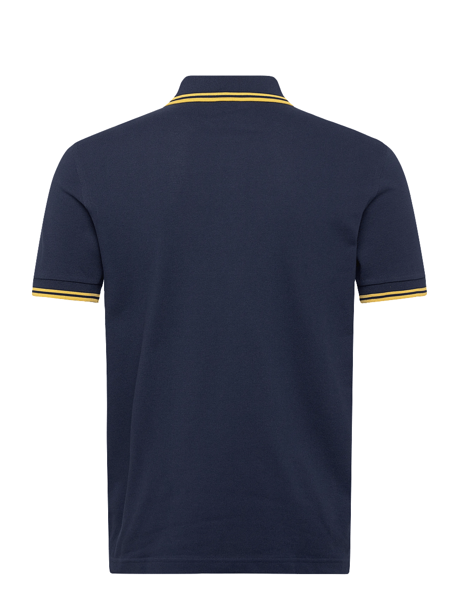 Fred Perry - TWIN TIPPED FP SHIRT - lühikeste varrukatega polod - tnsbl/lmnbarley - 2