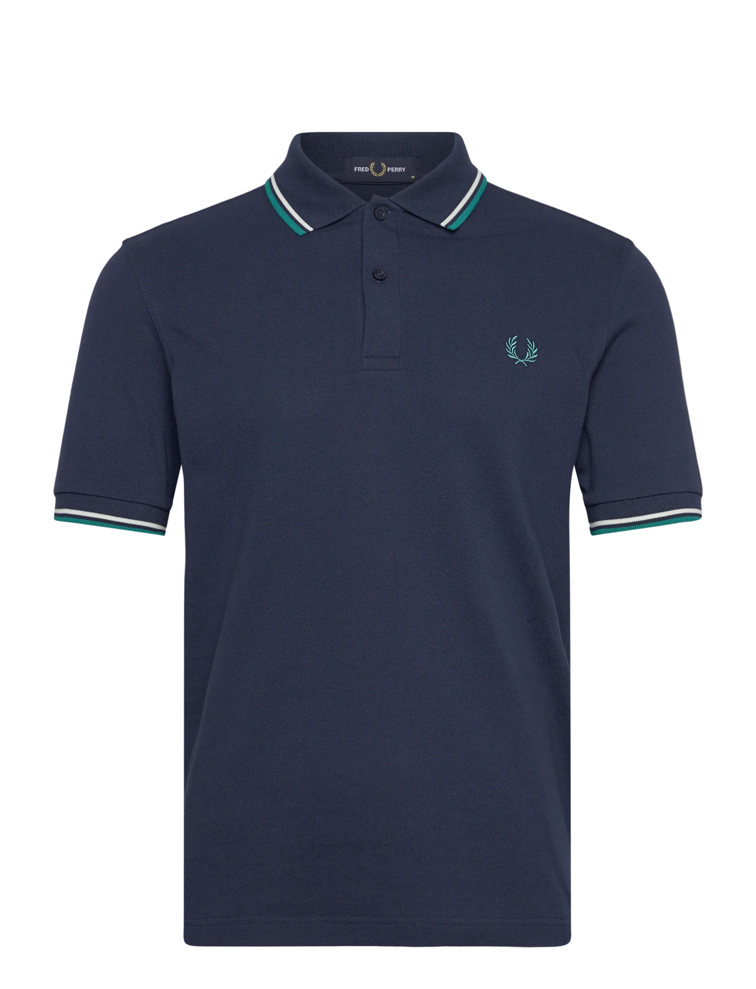 Fred Perry TWIN TIPPED FP SHIRT - Poloer - TNSBL/SNWHT/DPMT / navy