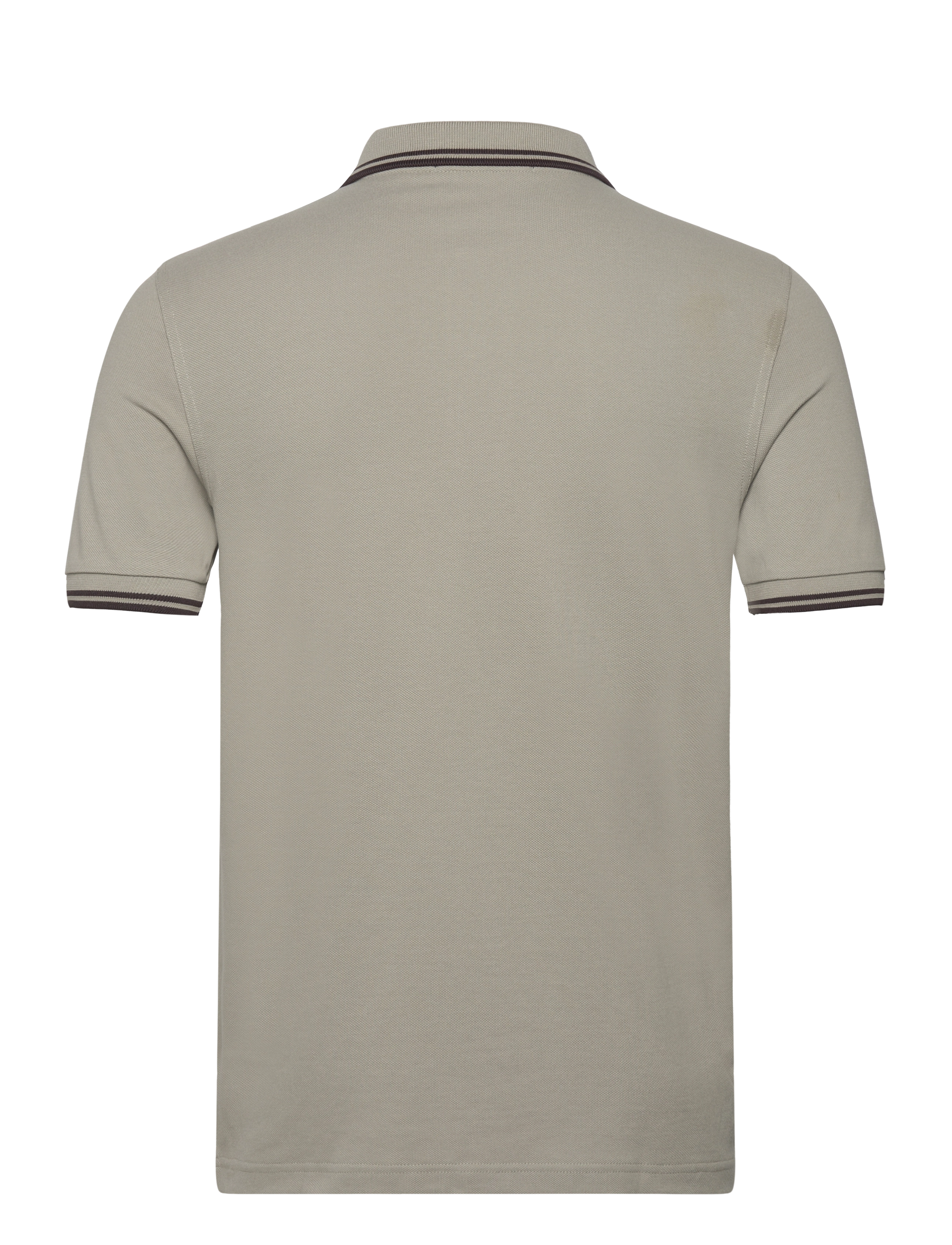 Fred Perry - TWIN TIPPED FP SHIRT - kortärmade pikéer - warm grey/brick - 1