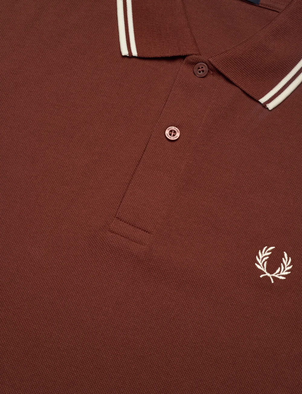 Fred Perry - TWIN TIPPED FP SHIRT - kurzärmelig - whiskybrown/ecru - 2
