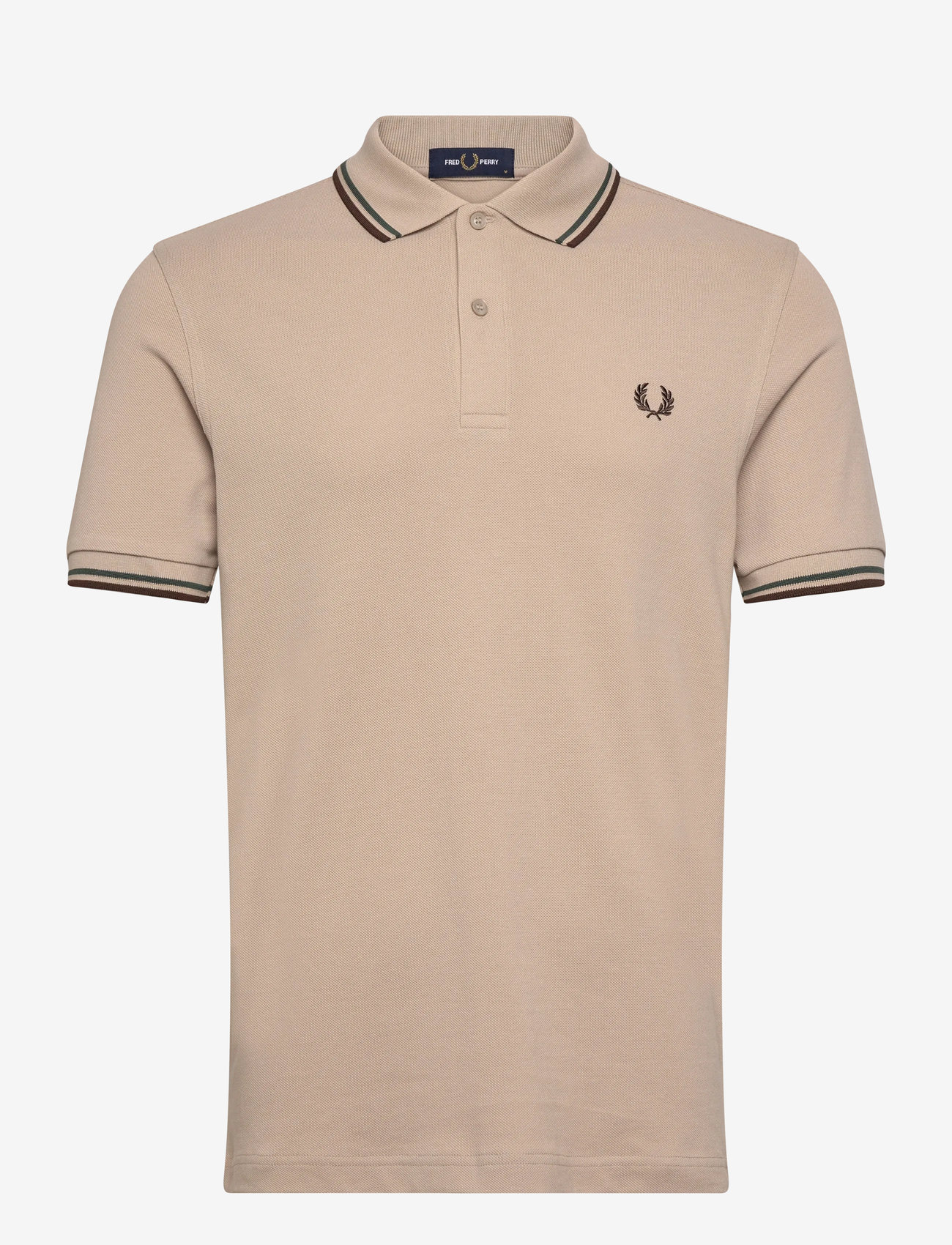 Fred Perry - TWIN TIPPED FP SHIRT - kortärmade pikéer - wrmot/crtgr/btob - 0