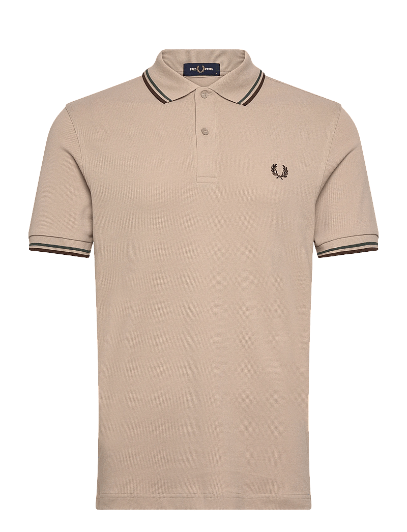 Fred Perry - TWIN TIPPED FP SHIRT - kortärmade pikéer - wrmot/crtgr/btob - 0