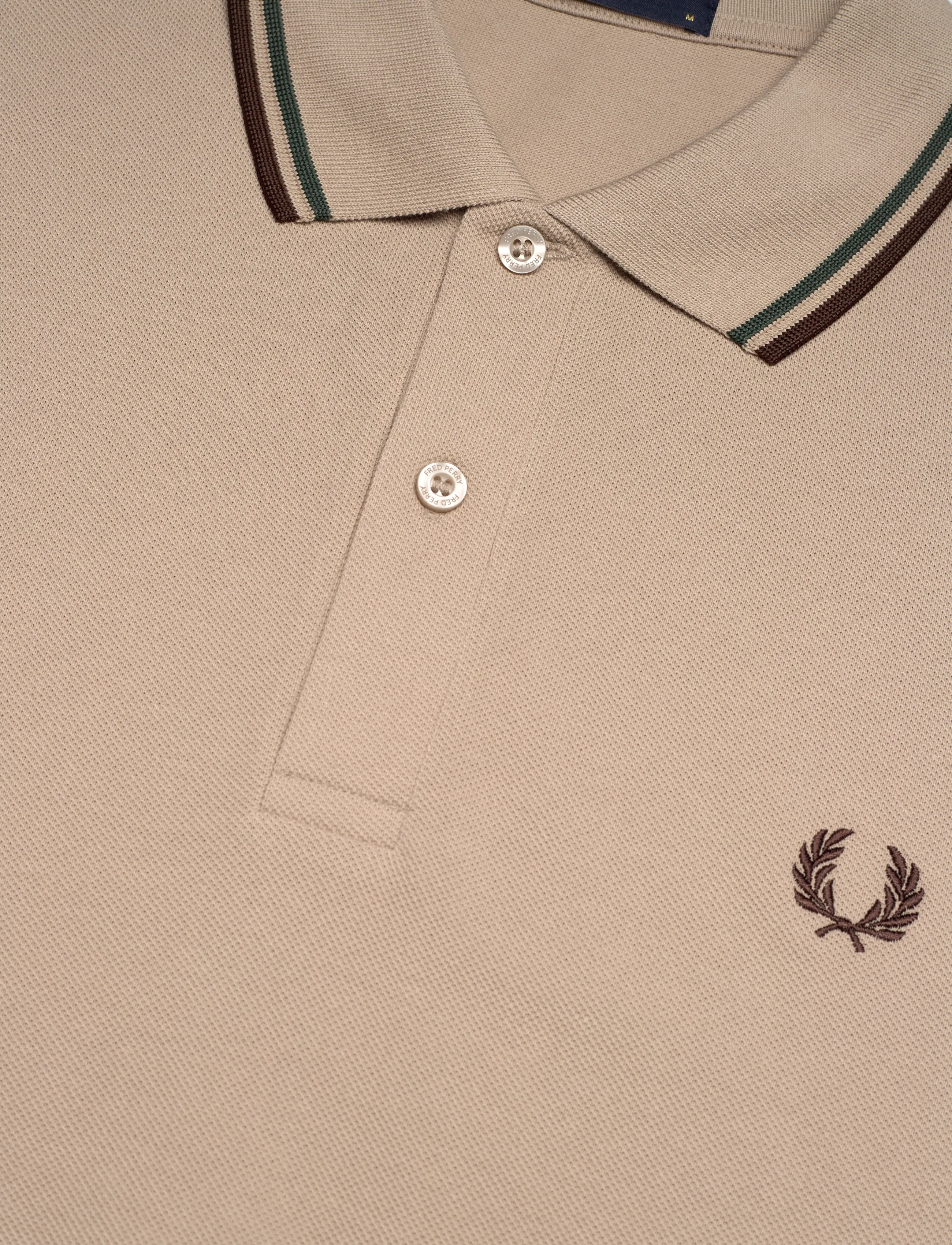 Fred Perry - TWIN TIPPED FP SHIRT - short-sleeved polos - wrmot/crtgr/btob - 2