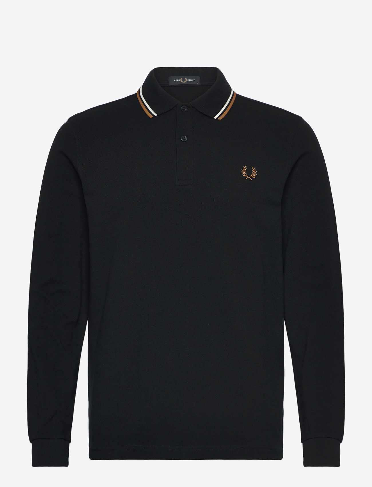 Fred Perry - LS TWIN TIPPED FP SHIRT - langärmelig - black - 1