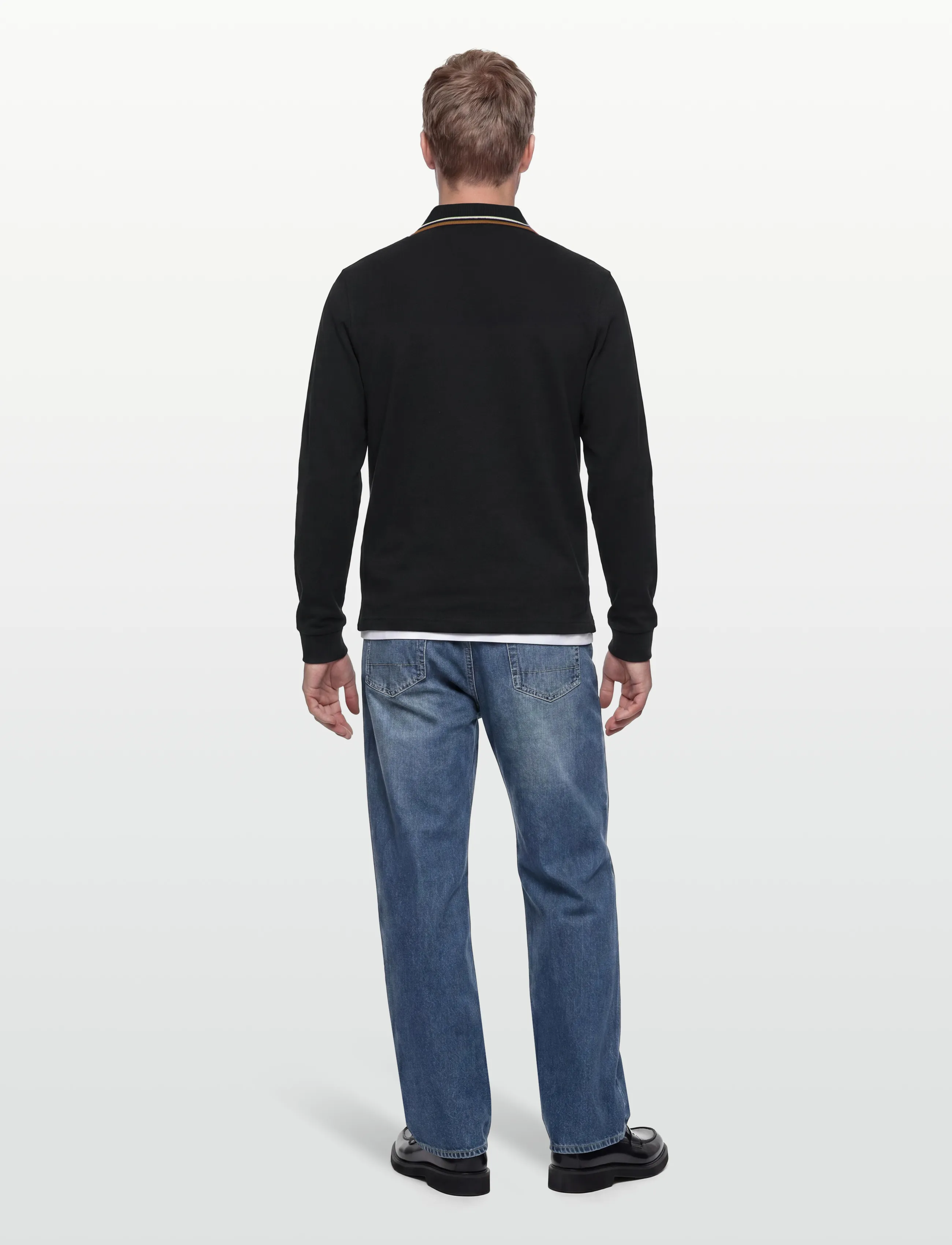 Fred Perry - LS TWIN TIPPED FP SHIRT - langärmelig - black - 4