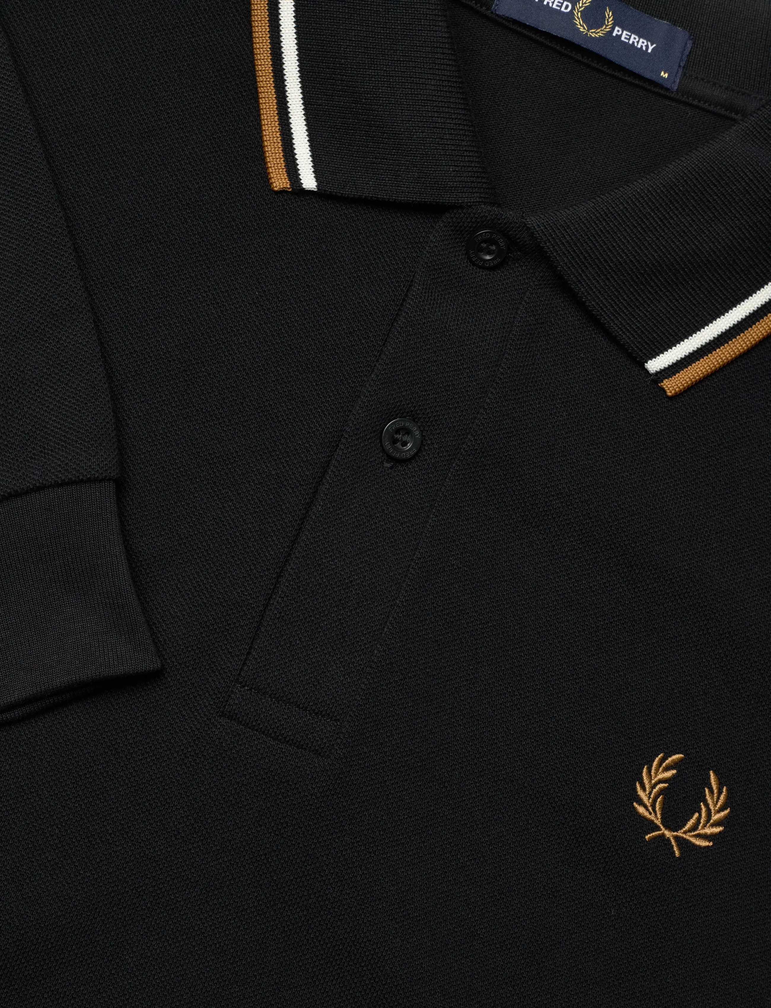 Fred Perry - LS TWIN TIPPED FP SHIRT - langärmelig - black - 5