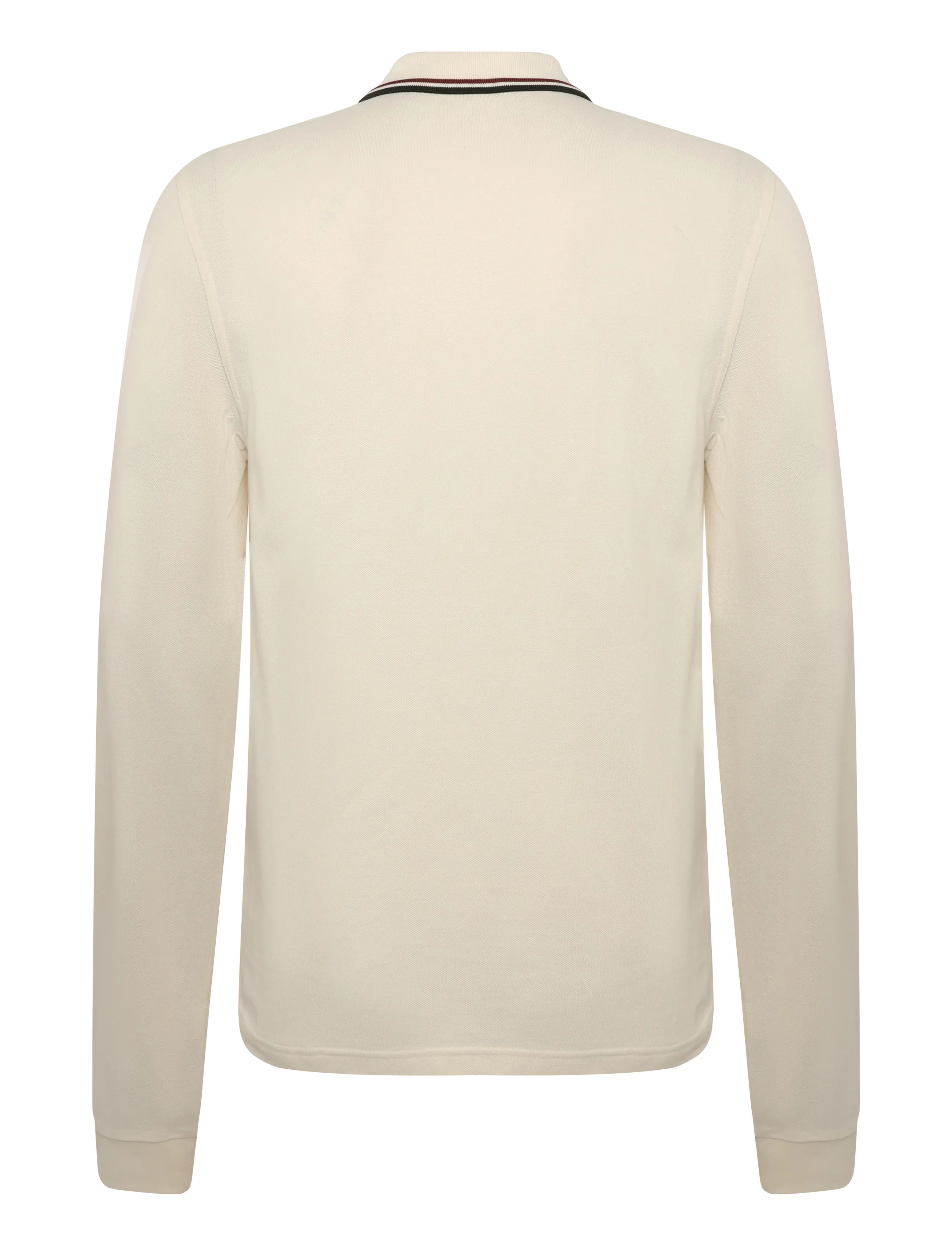 Fred Perry - LS TWIN TIPPED FP SHIRT - langärmelig - ecr/brndy/ngreen - 2