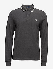 LS TWIN TIPPED SHIRT - GRAPHITE MARL