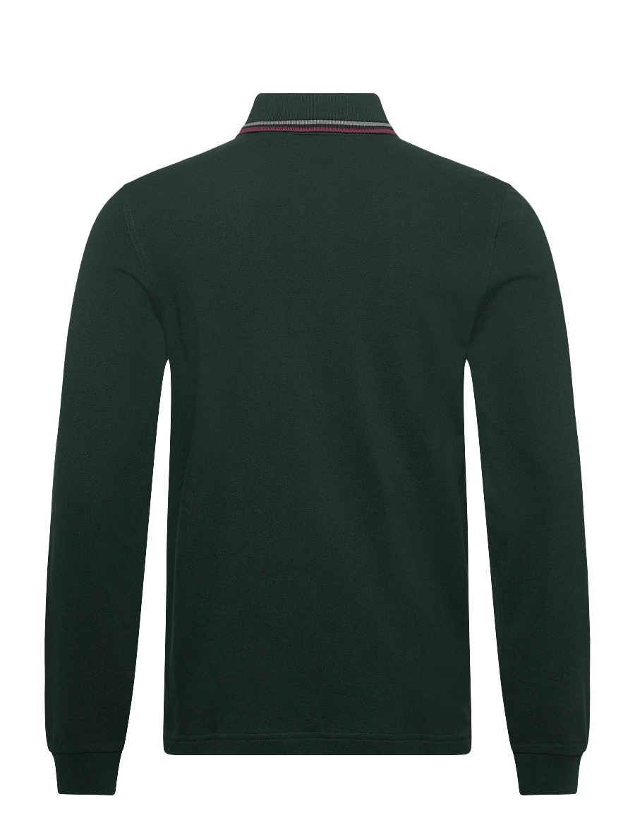 Fred Perry - LS TWIN TIPPED FP SHIRT - långärmade pikéer - grsrts/stkbl/oxb - 2
