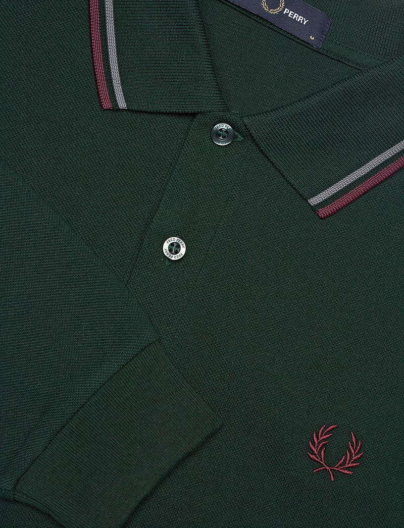 Fred Perry - LS TWIN TIPPED FP SHIRT - langærmede poloer - grsrts/stkbl/oxb - 5