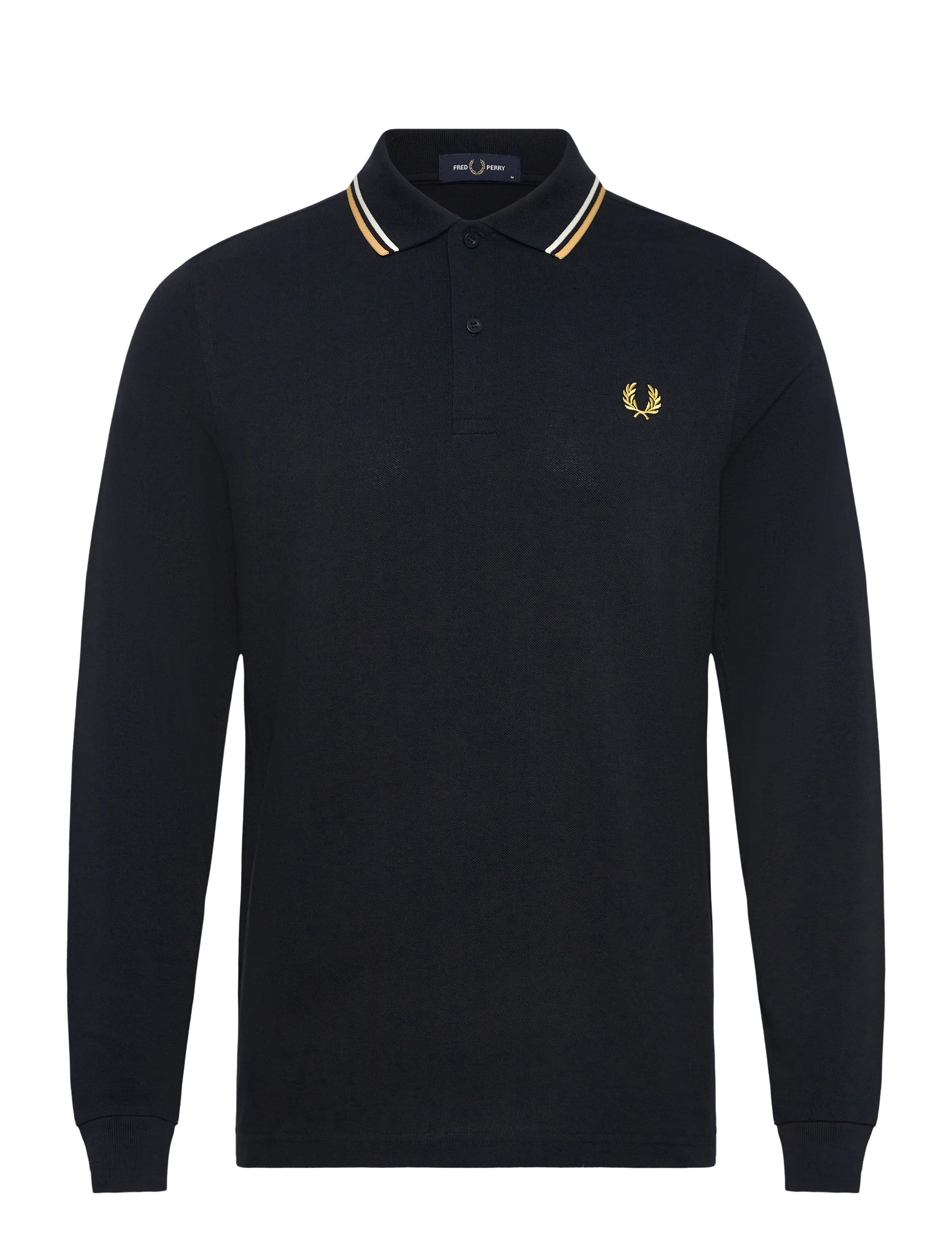 Fred Perry - LS TWIN TIPPED FP SHIRT - langärmelig - navy/ecru/honeycomb - 0